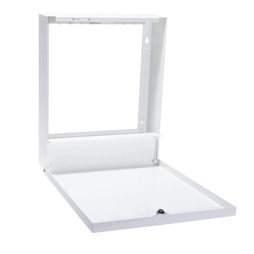 OR-Skåp A4V Alarmtech OR-SKAP A4V Armoire pour salle d`opération avec serrure pompier pour documents A4, porte verticale, blanc